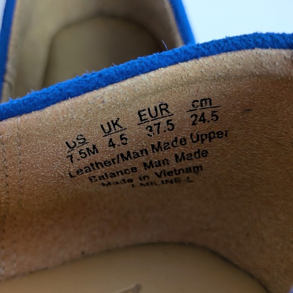 Naturalizer Emiline Blue Suede Loafers Women’s Size 7.5 - Picture 6 of 7